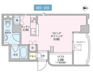 都立大学駅 徒歩2分 3階の物件間取画像